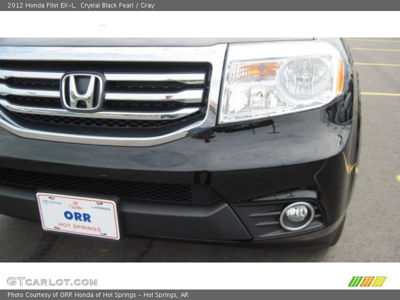 Crystal Black Pearl / Gray 2012 Honda Pilot EX-L