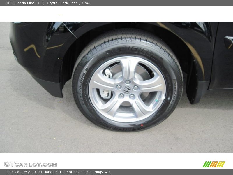 Crystal Black Pearl / Gray 2012 Honda Pilot EX-L