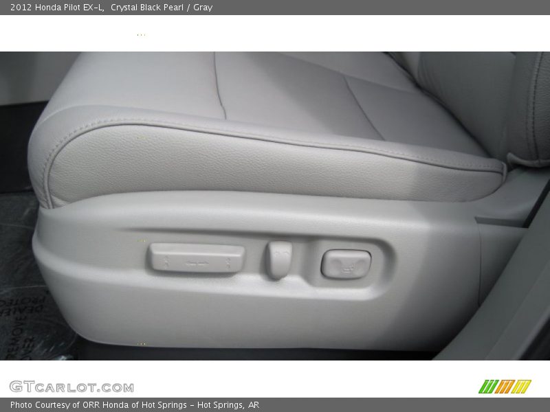 Crystal Black Pearl / Gray 2012 Honda Pilot EX-L