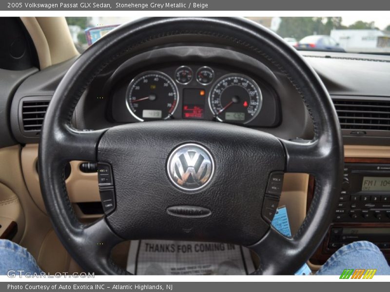 Stonehenge Grey Metallic / Beige 2005 Volkswagen Passat GLX Sedan