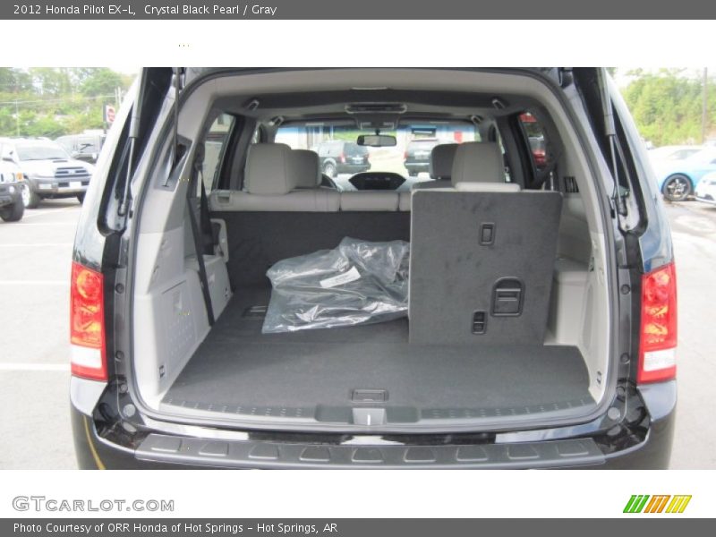 Crystal Black Pearl / Gray 2012 Honda Pilot EX-L
