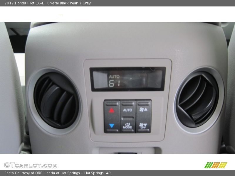 Crystal Black Pearl / Gray 2012 Honda Pilot EX-L