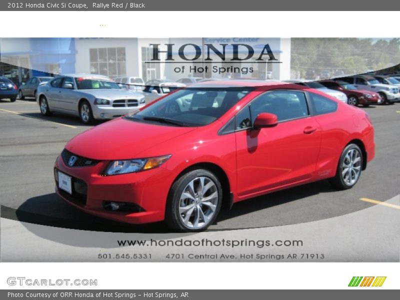 Rallye Red / Black 2012 Honda Civic Si Coupe