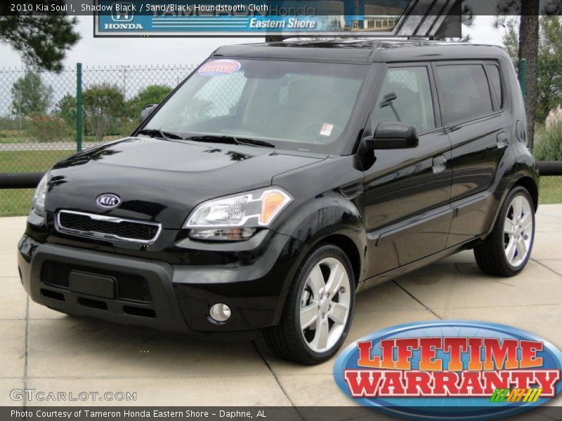Shadow Black / Sand/Black Houndstooth Cloth 2010 Kia Soul !