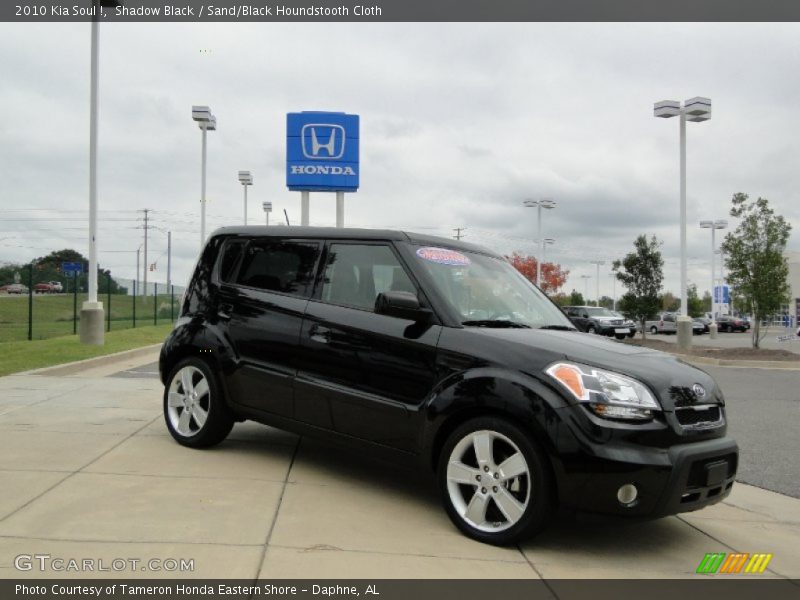 Shadow Black / Sand/Black Houndstooth Cloth 2010 Kia Soul !