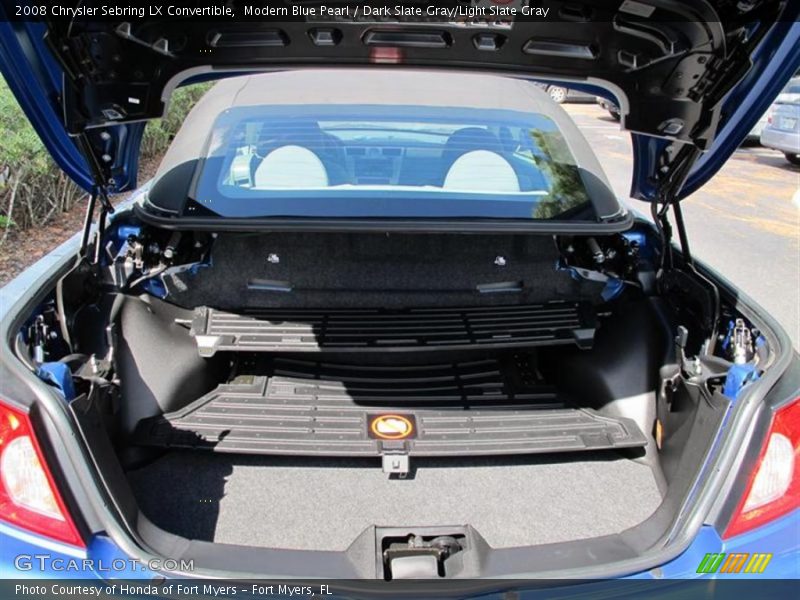 Modern Blue Pearl / Dark Slate Gray/Light Slate Gray 2008 Chrysler Sebring LX Convertible