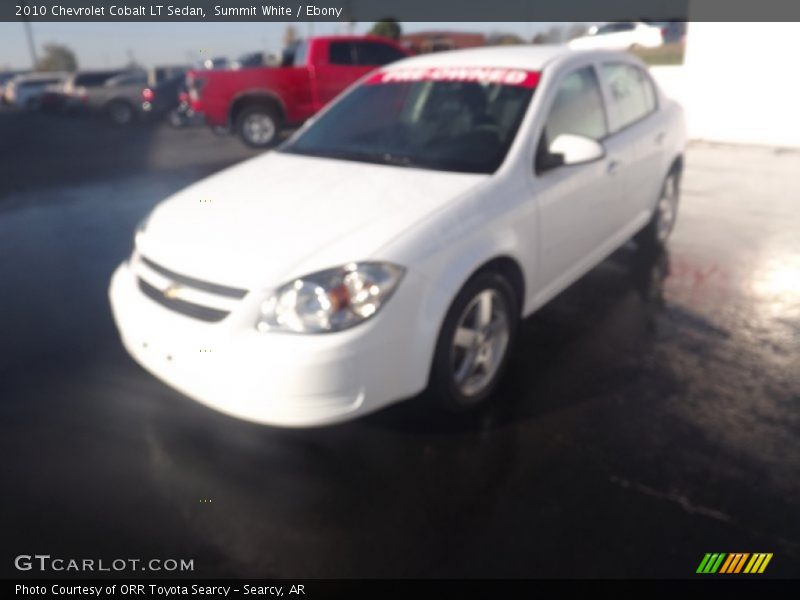 Summit White / Ebony 2010 Chevrolet Cobalt LT Sedan