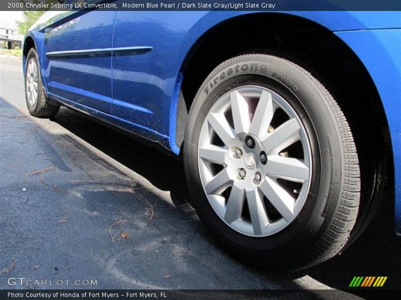Modern Blue Pearl / Dark Slate Gray/Light Slate Gray 2008 Chrysler Sebring LX Convertible