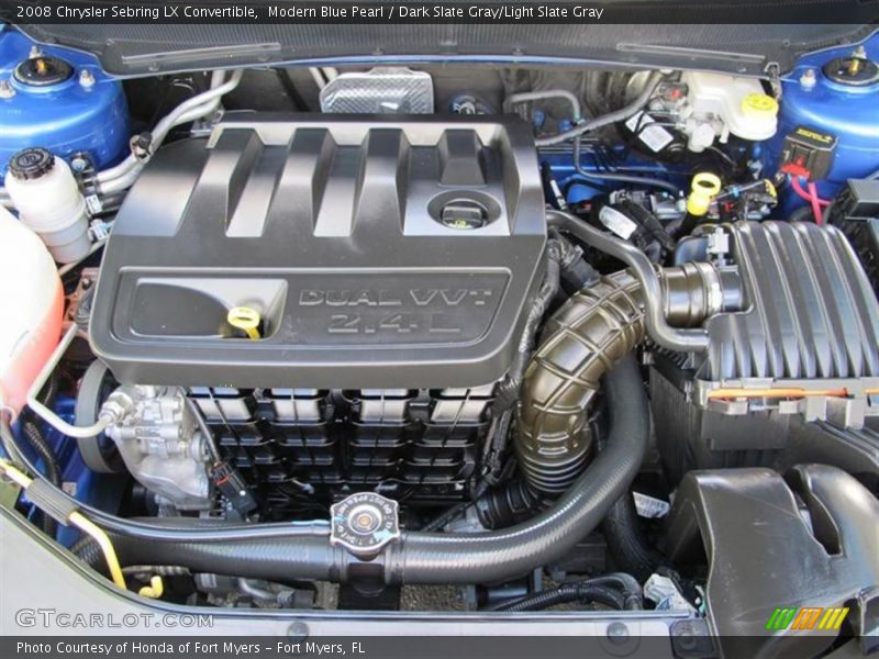 Modern Blue Pearl / Dark Slate Gray/Light Slate Gray 2008 Chrysler Sebring LX Convertible