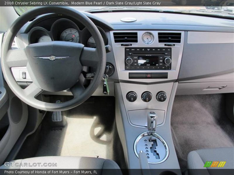 Modern Blue Pearl / Dark Slate Gray/Light Slate Gray 2008 Chrysler Sebring LX Convertible