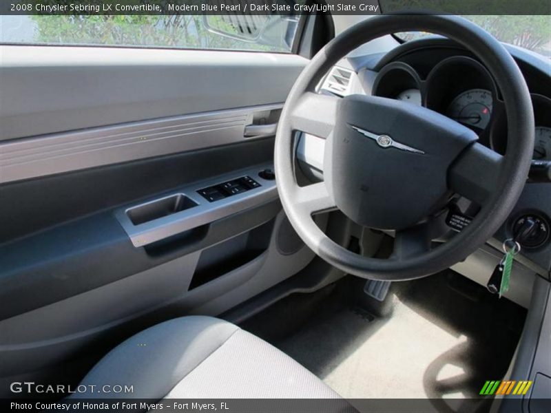 Modern Blue Pearl / Dark Slate Gray/Light Slate Gray 2008 Chrysler Sebring LX Convertible