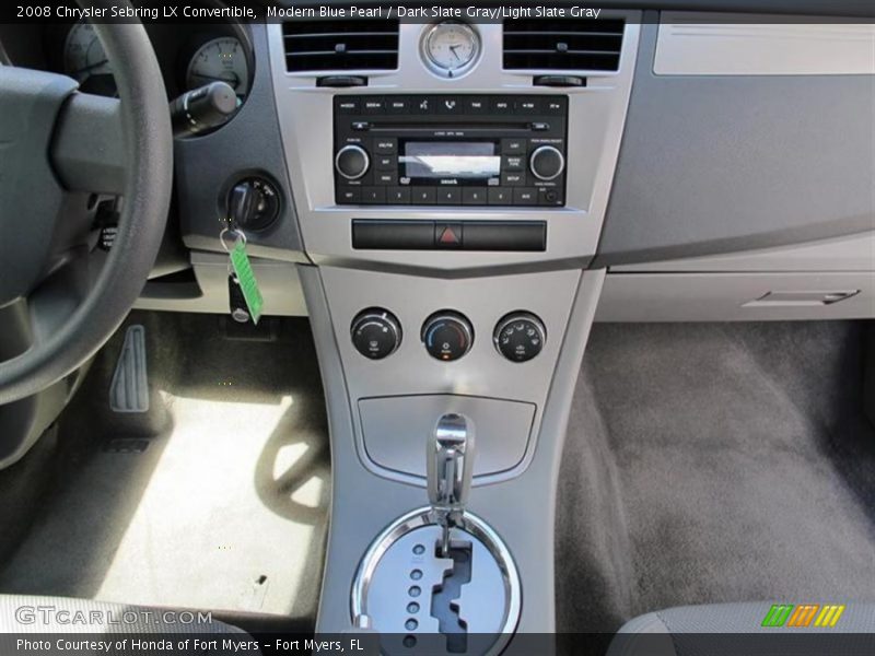 Modern Blue Pearl / Dark Slate Gray/Light Slate Gray 2008 Chrysler Sebring LX Convertible