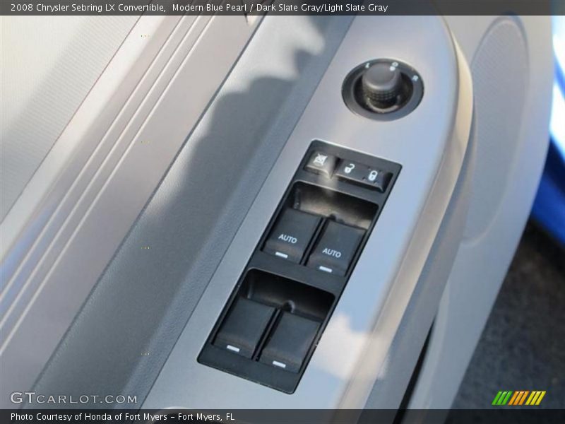 Modern Blue Pearl / Dark Slate Gray/Light Slate Gray 2008 Chrysler Sebring LX Convertible