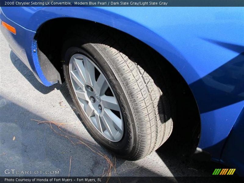 Modern Blue Pearl / Dark Slate Gray/Light Slate Gray 2008 Chrysler Sebring LX Convertible