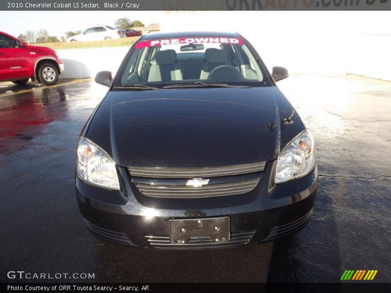 Black / Gray 2010 Chevrolet Cobalt LS Sedan