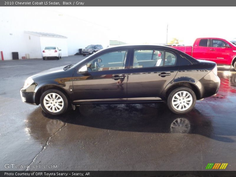 Black / Gray 2010 Chevrolet Cobalt LS Sedan