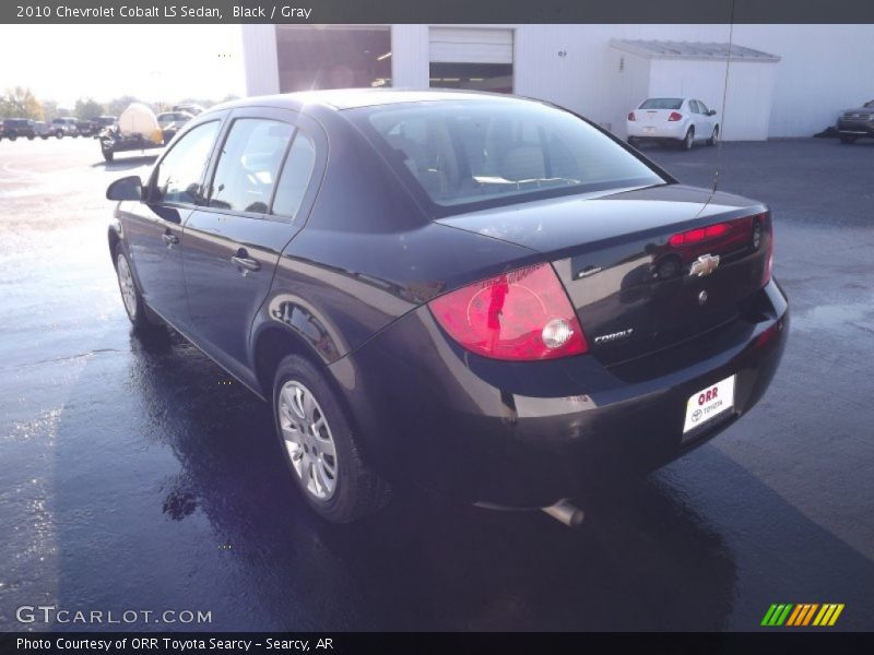Black / Gray 2010 Chevrolet Cobalt LS Sedan