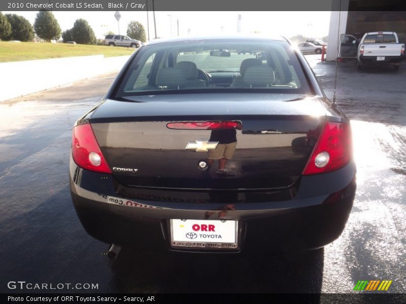 Black / Gray 2010 Chevrolet Cobalt LS Sedan