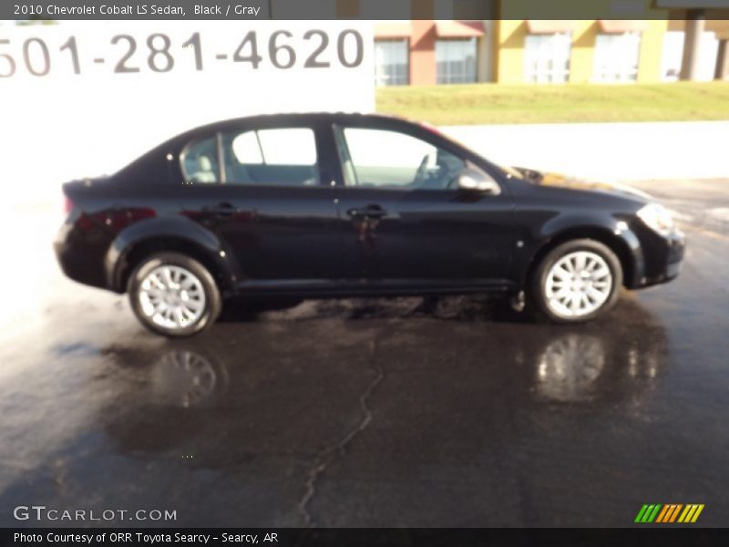 Black / Gray 2010 Chevrolet Cobalt LS Sedan