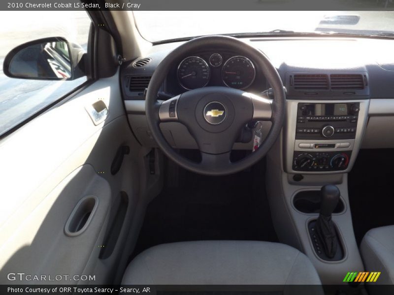 Black / Gray 2010 Chevrolet Cobalt LS Sedan