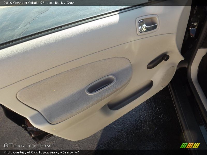 Black / Gray 2010 Chevrolet Cobalt LS Sedan