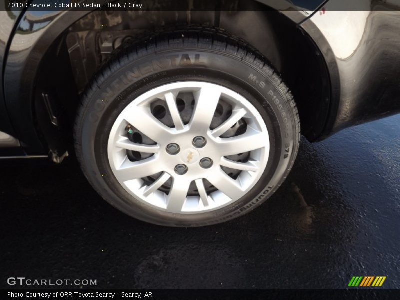 Black / Gray 2010 Chevrolet Cobalt LS Sedan