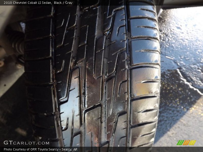 Black / Gray 2010 Chevrolet Cobalt LS Sedan