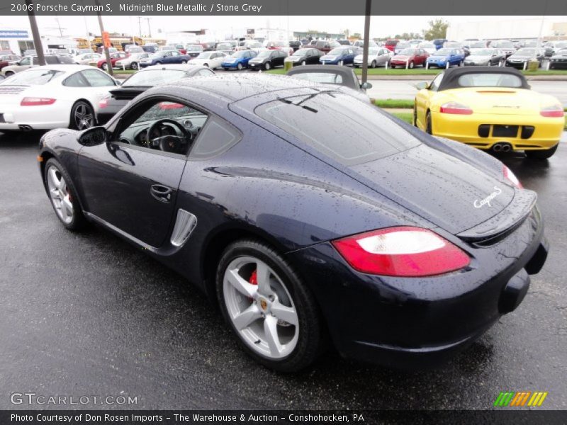Midnight Blue Metallic / Stone Grey 2006 Porsche Cayman S
