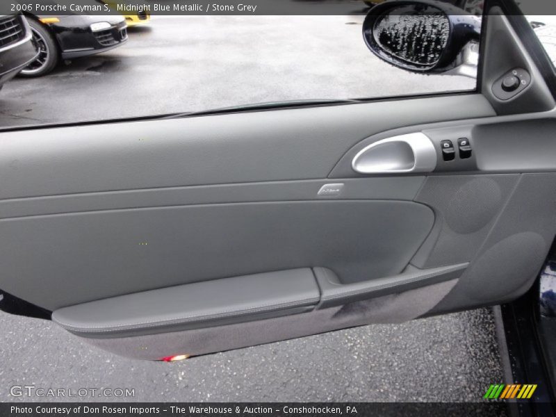 Midnight Blue Metallic / Stone Grey 2006 Porsche Cayman S