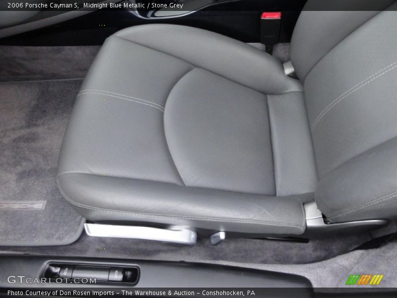 Midnight Blue Metallic / Stone Grey 2006 Porsche Cayman S