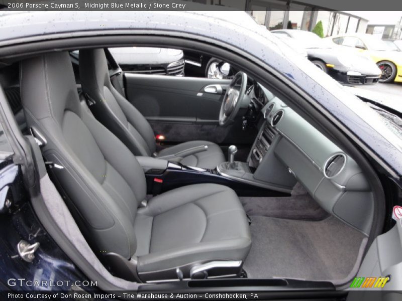 Midnight Blue Metallic / Stone Grey 2006 Porsche Cayman S