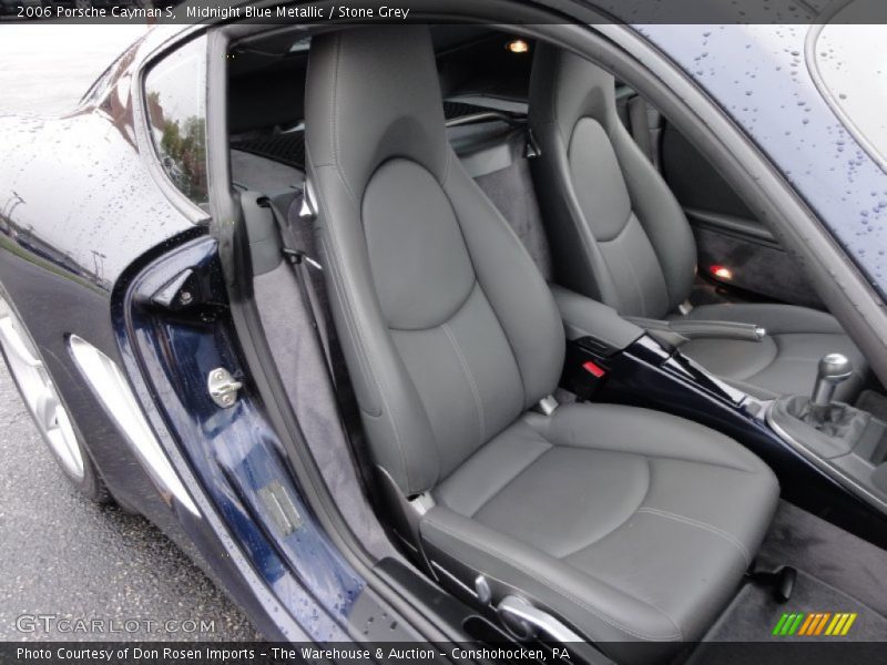 Midnight Blue Metallic / Stone Grey 2006 Porsche Cayman S