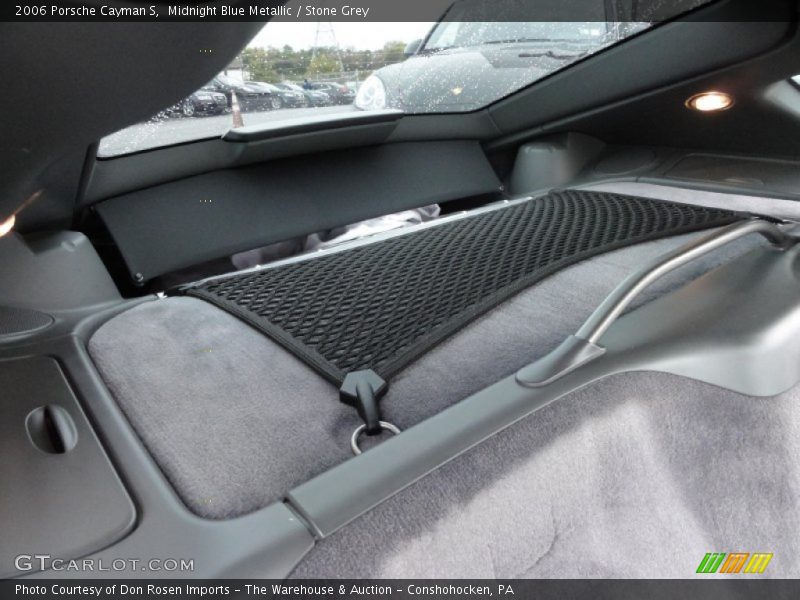 Midnight Blue Metallic / Stone Grey 2006 Porsche Cayman S