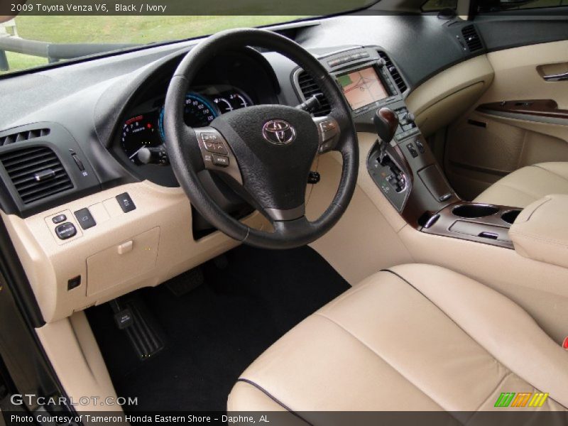 Black / Ivory 2009 Toyota Venza V6