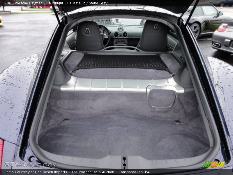 Midnight Blue Metallic / Stone Grey 2006 Porsche Cayman S