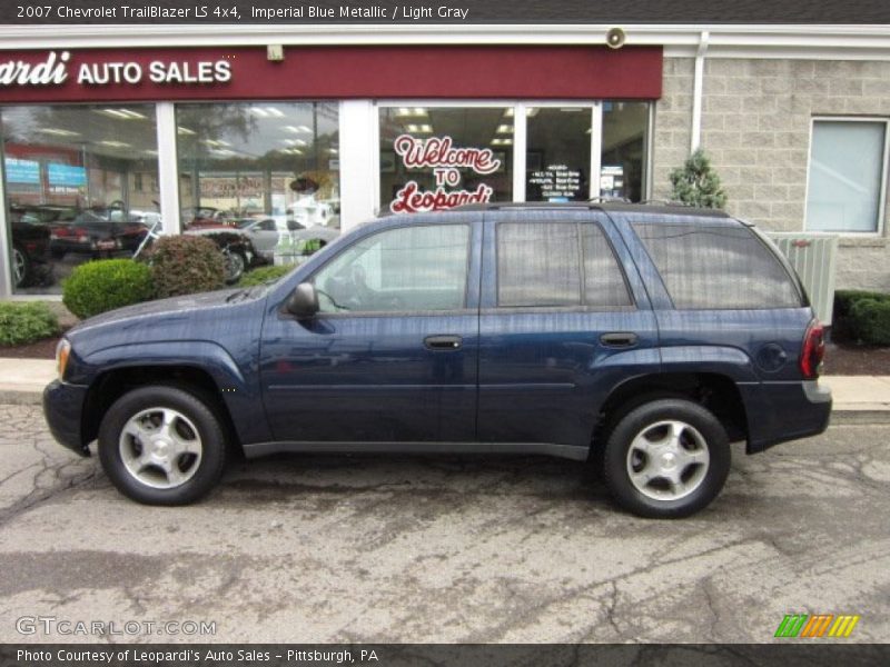 Imperial Blue Metallic / Light Gray 2007 Chevrolet TrailBlazer LS 4x4