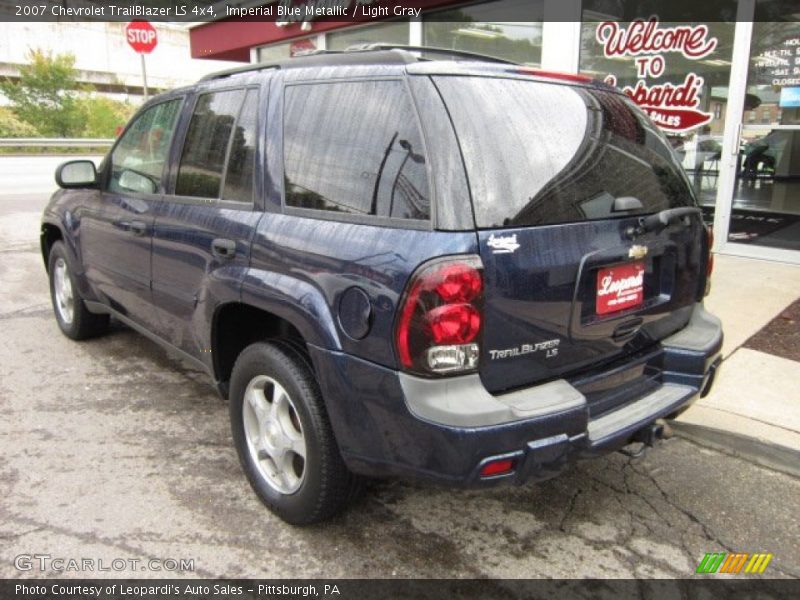 Imperial Blue Metallic / Light Gray 2007 Chevrolet TrailBlazer LS 4x4