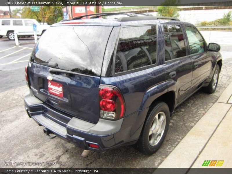 Imperial Blue Metallic / Light Gray 2007 Chevrolet TrailBlazer LS 4x4