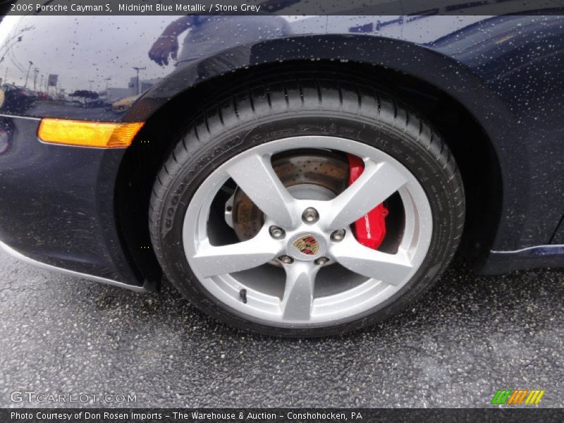Midnight Blue Metallic / Stone Grey 2006 Porsche Cayman S
