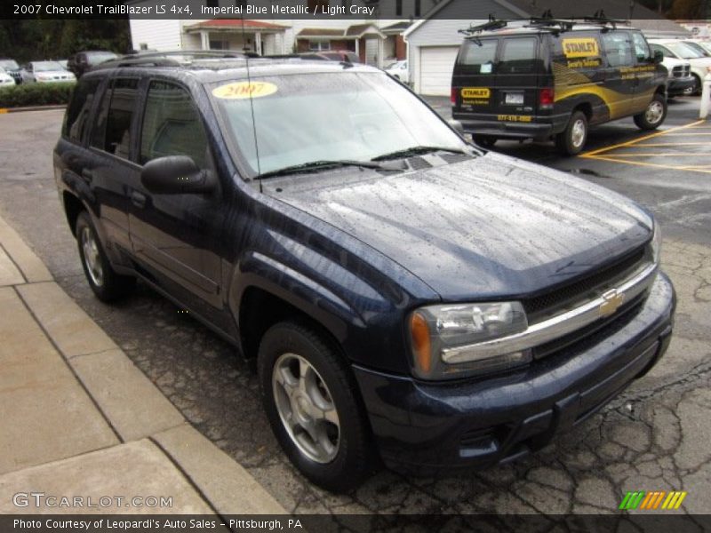 Imperial Blue Metallic / Light Gray 2007 Chevrolet TrailBlazer LS 4x4