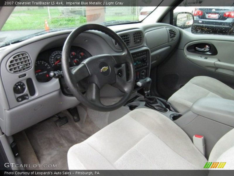 Imperial Blue Metallic / Light Gray 2007 Chevrolet TrailBlazer LS 4x4