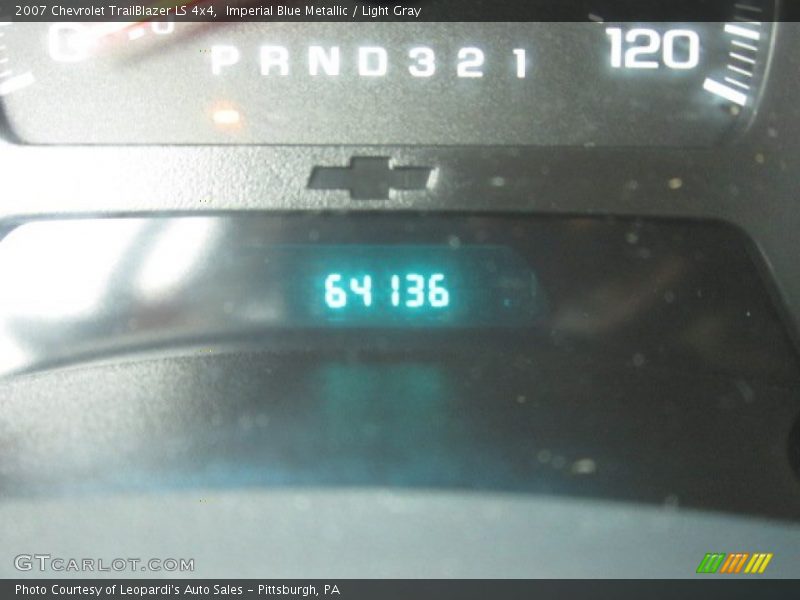Imperial Blue Metallic / Light Gray 2007 Chevrolet TrailBlazer LS 4x4