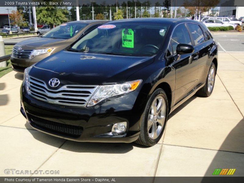 Black / Ivory 2009 Toyota Venza V6