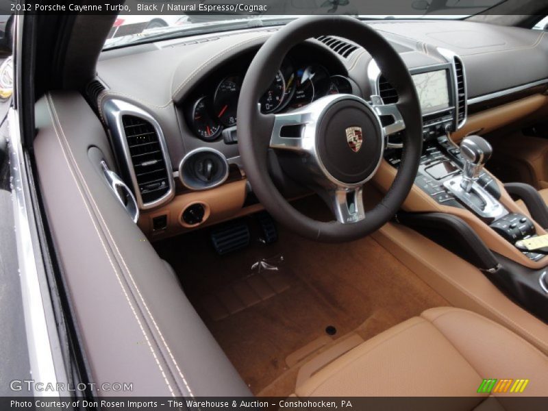  2012 Cayenne Turbo Natural Espresso/Cognac Interior