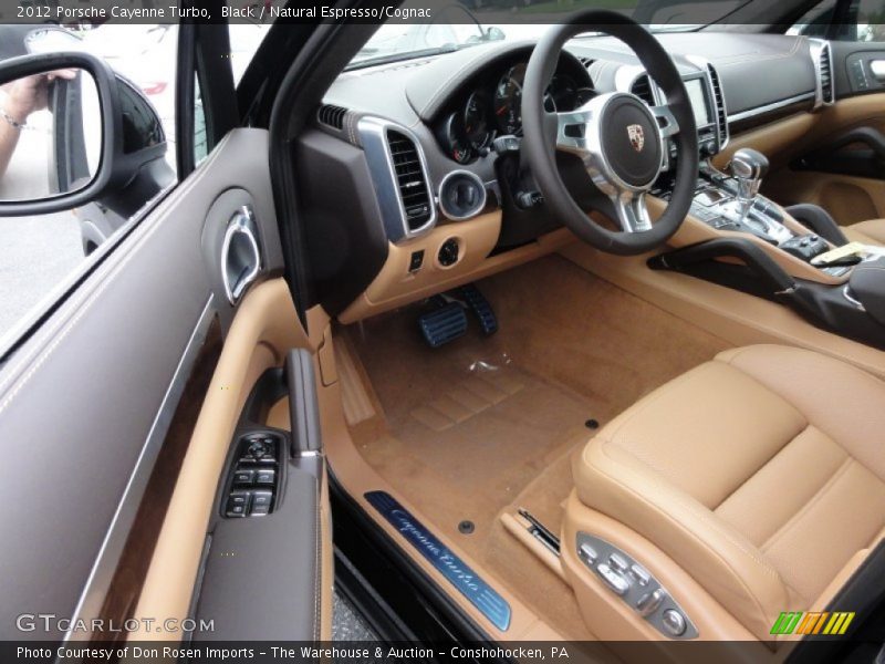  2012 Cayenne Turbo Natural Espresso/Cognac Interior
