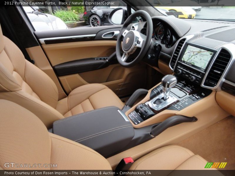  2012 Cayenne Turbo Natural Espresso/Cognac Interior