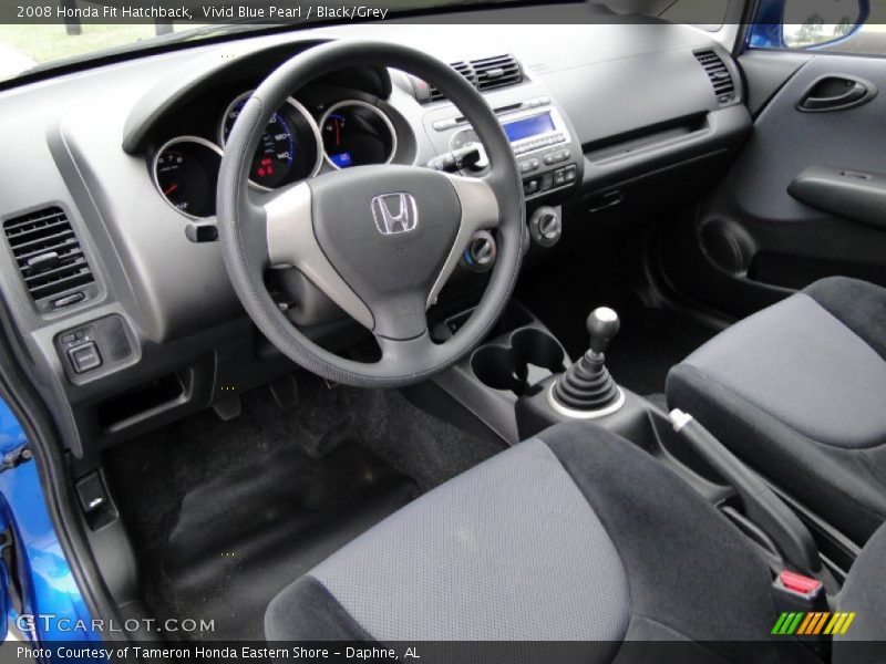 Black/Grey Interior - 2008 Fit Hatchback 