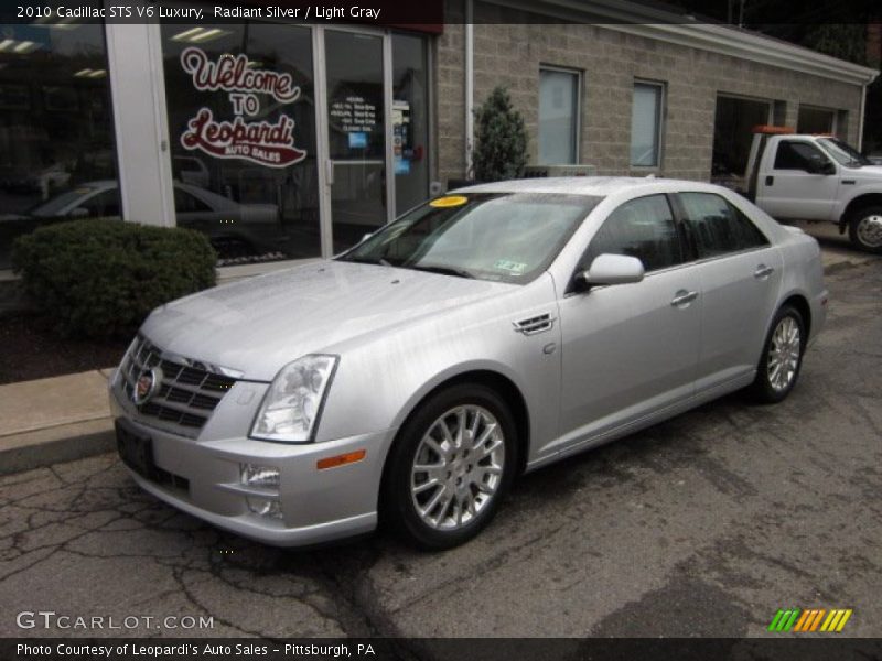 Radiant Silver / Light Gray 2010 Cadillac STS V6 Luxury