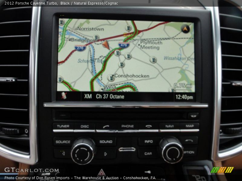 Navigation of 2012 Cayenne Turbo