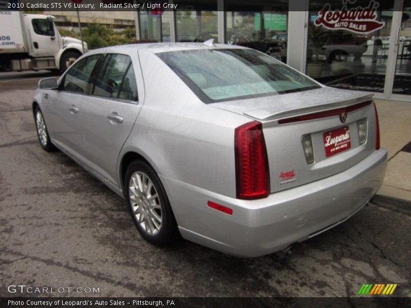 Radiant Silver / Light Gray 2010 Cadillac STS V6 Luxury